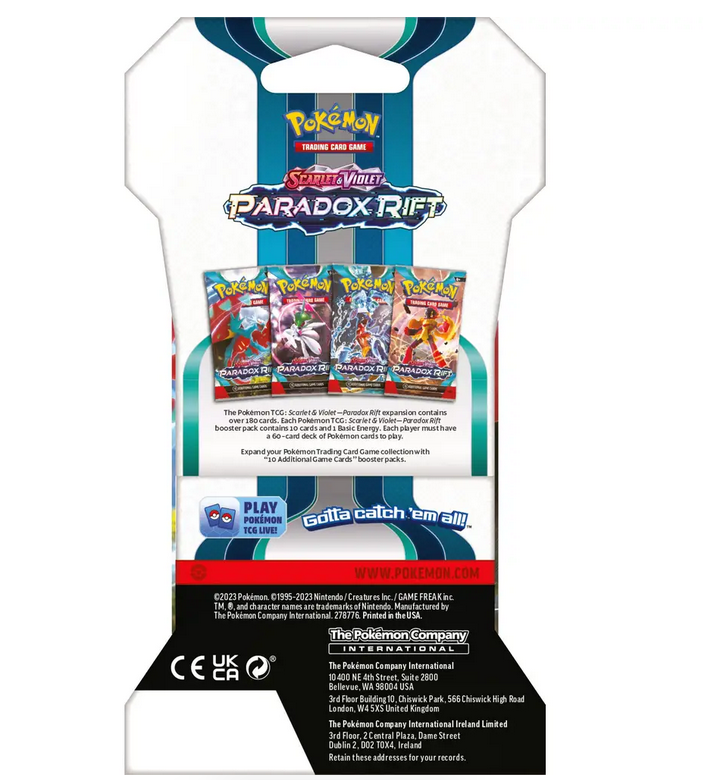 Pokémon TCG Paradox Rift Sleeved Booster Pack