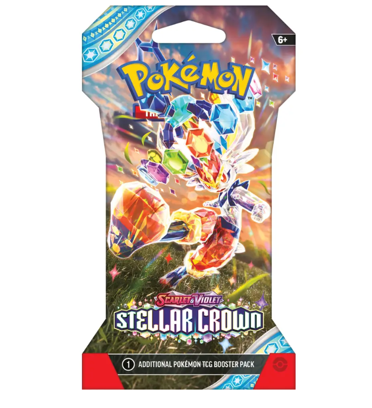 Pokémon Scarlet & Violet Stellar Crown Sleeved Booster