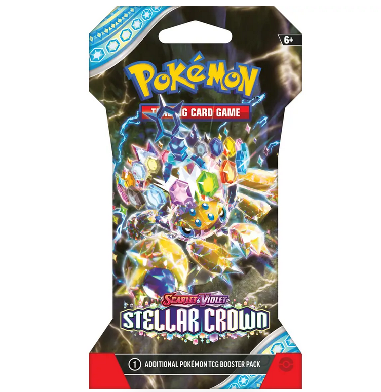 Pokémon Scarlet & Violet Stellar Crown Sleeved Booster