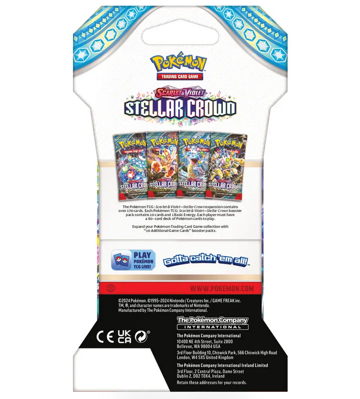 Pokémon Scarlet & Violet Stellar Crown Sleeved Booster